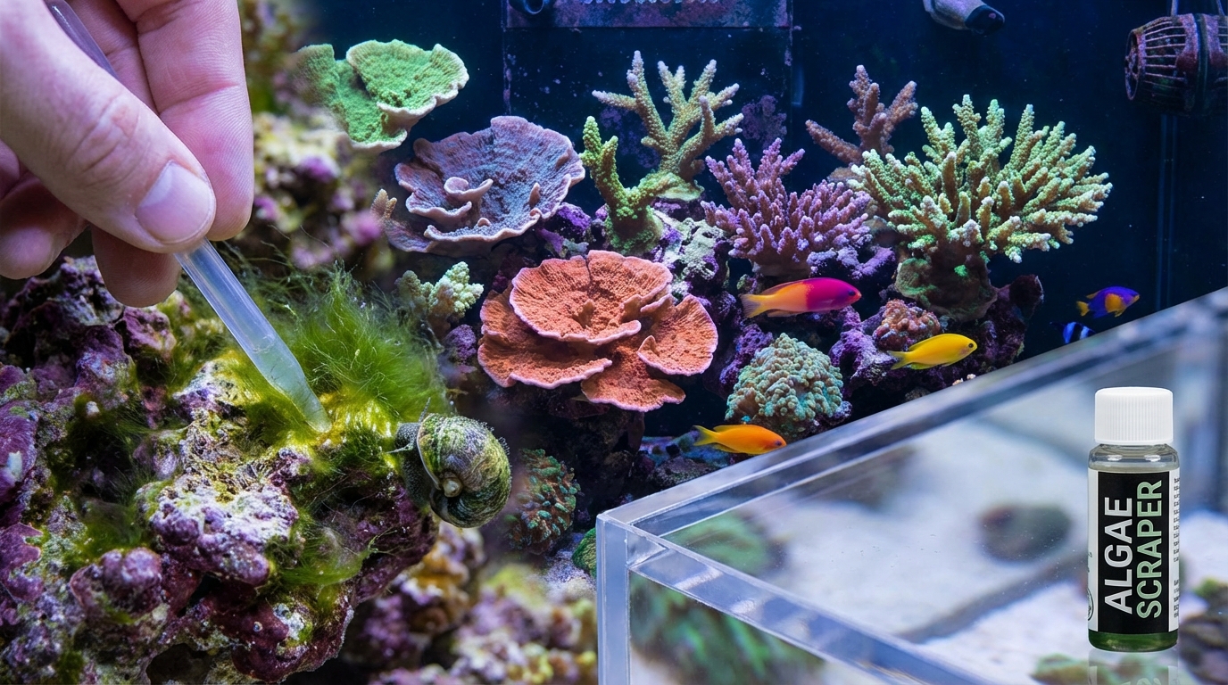 How Do I Get Rid of Hair Algae in My Reef Tank?