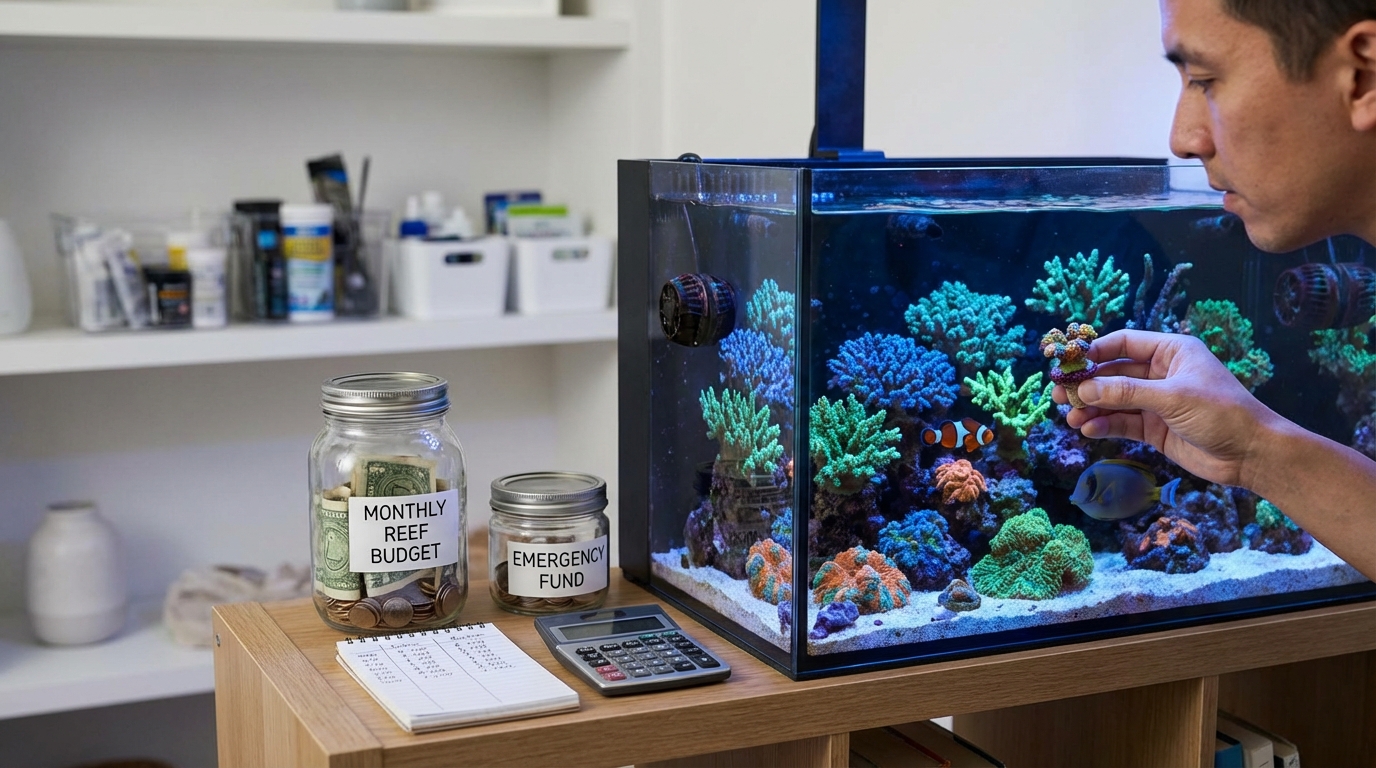 Reef tank evaporation and salinity stability checklist