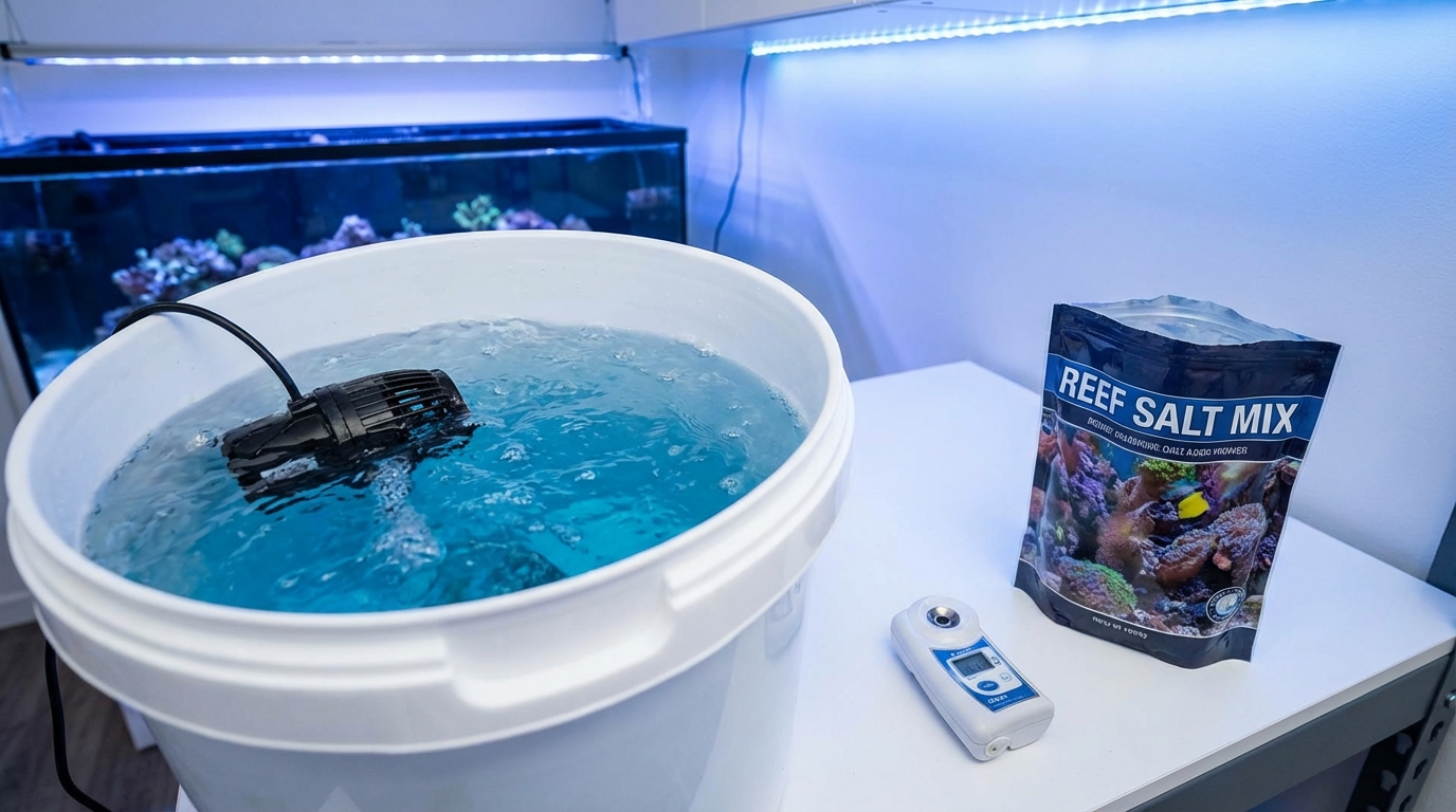 How Do I Mix Saltwater for My Reef Tank?